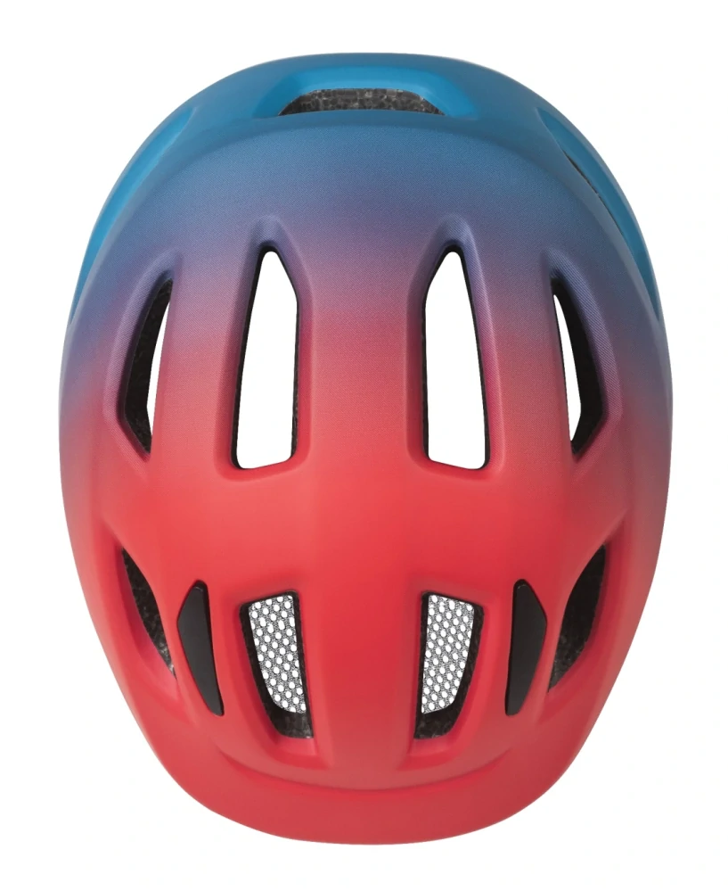 Dětská přilba R2 PUMP ČERVENÁ-PETROL MODRÁ