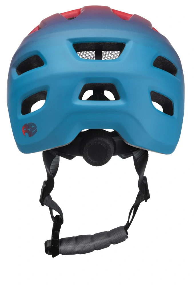 Dětská přilba R2 PUMP ČERVENÁ-PETROL MODRÁ