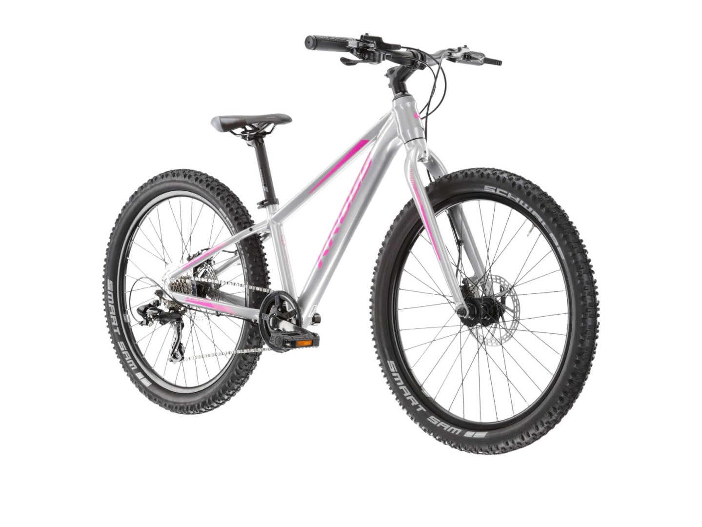 KROSS Lea JR 3.0 Light stříbrná/růžová 